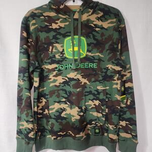 John Deere medium camo hoodie size medium men